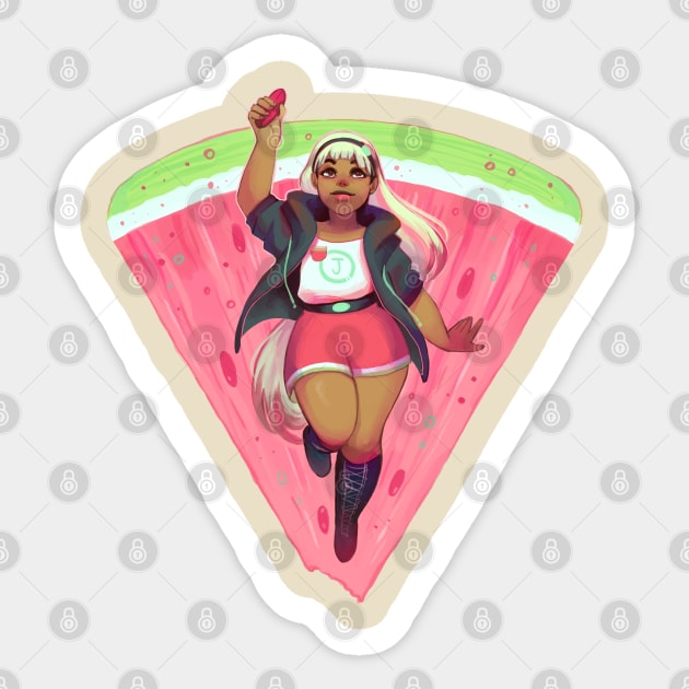 Watermelon Sticker by GDBee